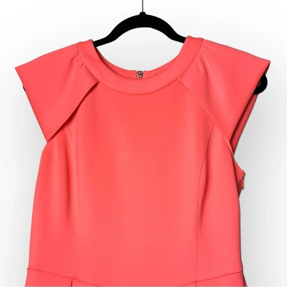 Ted Baker Pink Fit and  Flare Party Dress 3 - Picture 3 of 11